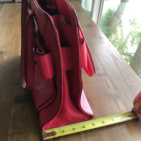 Kate Spade Bow Valley Rosa Leather Large Satchel Handbag - Picture 13 of 16